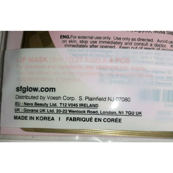 4 Pcs SF Glow Foil Lip Masks Suns Out Pouts Out from FabFitFun  Box - Picture 5 of 7